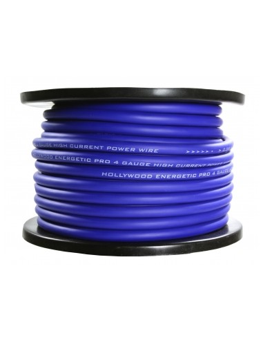 1 Mt 4AWG OFC 25mm2 COLORE BLU