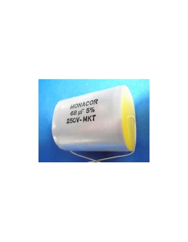 Condensatore MKT 250V 10uF (microfarad) - Poliestere -