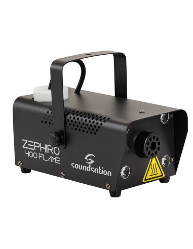 SOUNDSATION ZEPHIRO 400 FLAME ZEPHIRO 400 FLAME - Macchina del fumo da 400 Watt con 4 LEDs Ambra e controllo wireless