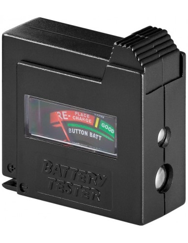 Tester per batterie standard + batterie a bottone compatto