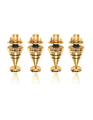 Viablue HS Spikes Gold - Set di 4 punte serie HS Gold - Filettatura M6