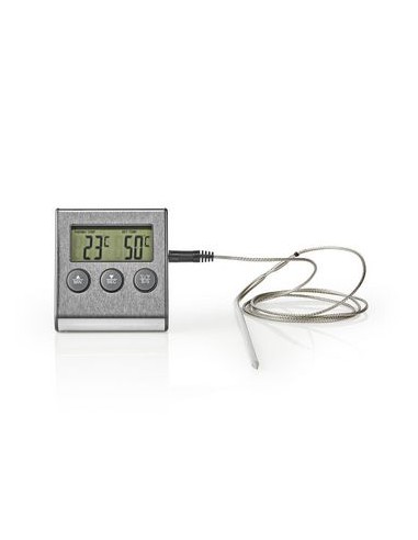 Termometro per Carne0 - 250 °C | Display Digitale | Timer