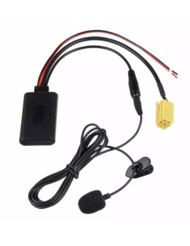 Ricevitore Bluetooth con microfono per autoradio di serie Lancia Fiat con connettore GIALLO