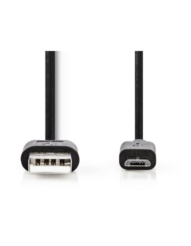 Cavo USB 2.0 | A Maschio - Micro B Maschio | 3.0 m | Nero ideale per smartphone android