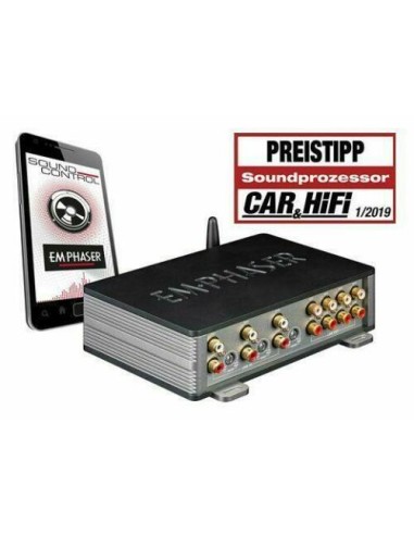 EM Phaser DSP 8 Canali con regolazione e Streaming Bluetooth