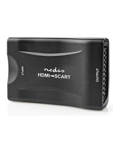Convertitore HDMI - Ingresso HDMI uscita SCART Femmina 1080p | 1.2 Gbps | ABS | Nero