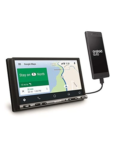 Sony XAV-AX3250ANT monitor con Bluetooth, USB, mirroring Apple CarPlay, Andriod Auto e WebLink Cast - Antenna DAB inclusa