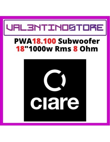 Subwoofer Ciare Serie PWA 18" 2000w Max V.C. 100mm 8 Ohm 97,5db
