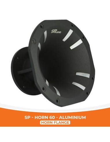 SP-Audio Tromba Esponenziale in Alluminio con attacco 2" 190x190mm H. 125mm