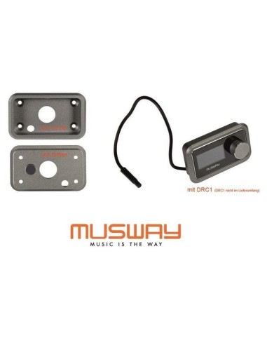 Supporto da incasso Musway MB-DRC supporto da incasso in alluminio per Musway DRC1