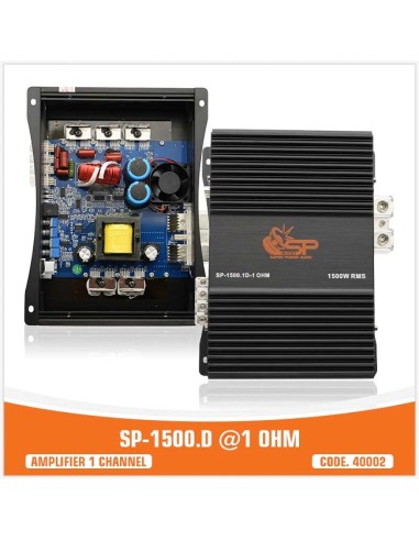 Amplificatore Digitale Full Range 1500w RMS versione 1 Ohm Sp Audio