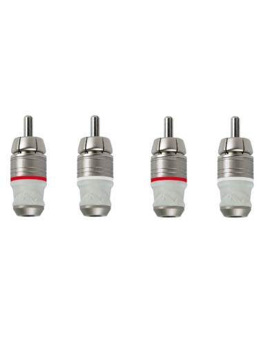 4 Pezzi di RCA Maschio Connection By Audison - Quality Connector