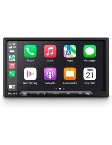 Sony XAV-AX4050ANT SintoMonitor 2DIN, DAB/DAB+/FM, Wireless Apple CarPlay e Wireless Android Auto, Antenna GPS inclusa, Antenna
